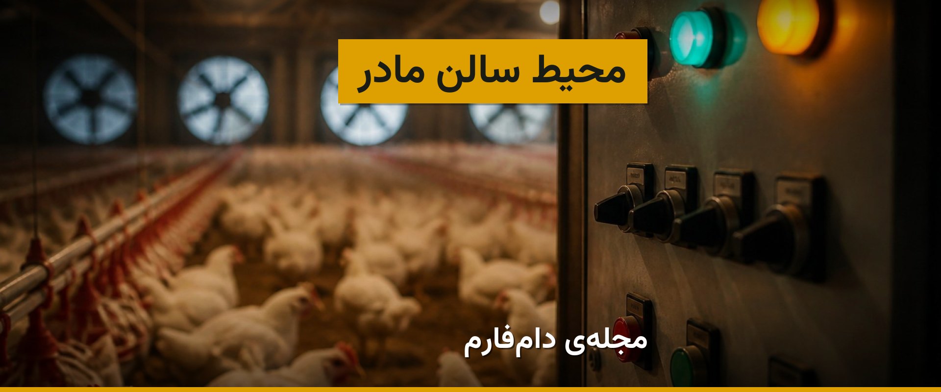 تحلیل شرایط محیطی و کیفیت جوجه‌های مادر