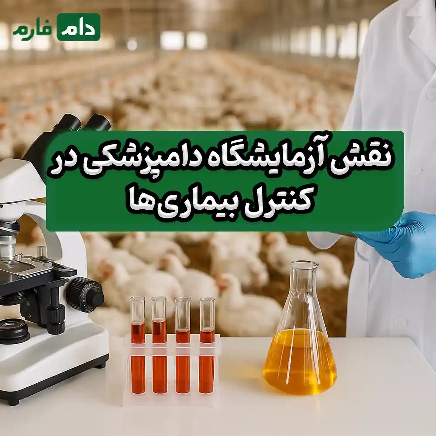 تاثیر_آزمایشگاه_دامپزشکی_بر_صنعت_مرغداری