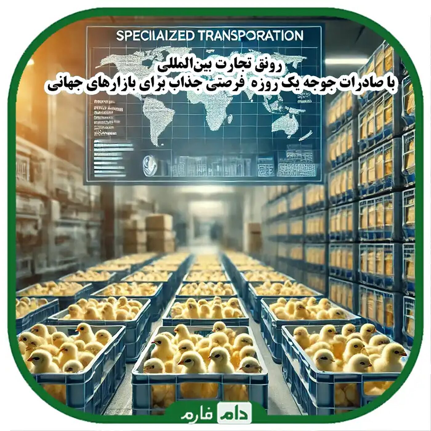 صادرات_و_واردات_جوجه_یک_روزه