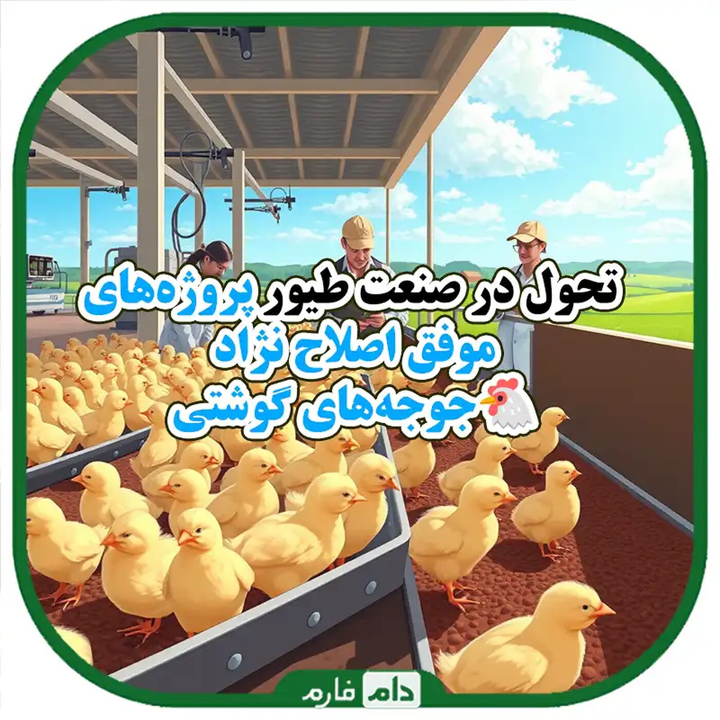 موفق‌ترین_پروژه‌های_اصلاح_نژاد_جوجه_یک_روزه