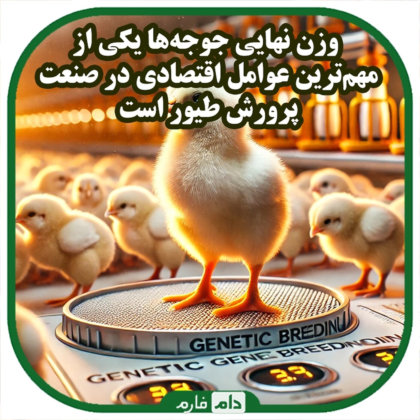 تاثیر_ژنتیک_بر_وزن_نهایی_جوجه‌ها